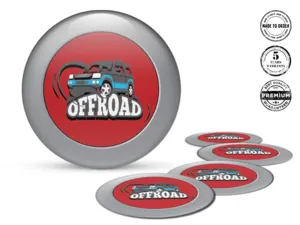 Emblema Bombato Edizione Alta Gamma Badge Drift Dome